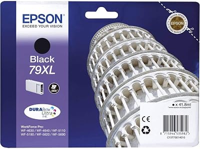 Epson 79XL Black DuraBrite Ultra High Yield Ink Cartridge Genuine