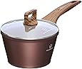 WaxonWare Non Stick Saucepan & Wok Pot, Induction Compatible & Marbellous Coating (A 100% PFOA Free Coating Made In Germany) - For Sauces, Soups, Pasta & Rice (2.2 Quart Saucepan)