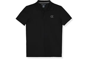 Champion Boys' Athletic Short Sleeve Polo Shirt with Moisture Wicking Stretch Fabric