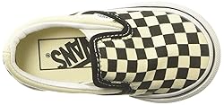 Vans Toddler's Classic Slip On, Black/Off White