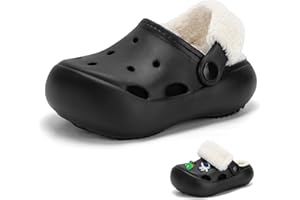 LEDINEY Toddler Classic Clogs Skin-Friendly Comfy Lightweight 丨Boys Girls Slip On Water Shoes