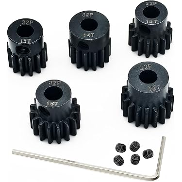 Par De Engranajes CNC De Cobre Para WPL 1:16 RC – Relación 23T Y 10T, Accesorio De Precisión Metálico Para Mejorar El Rendimiento De Tu Coche Radiocontrol