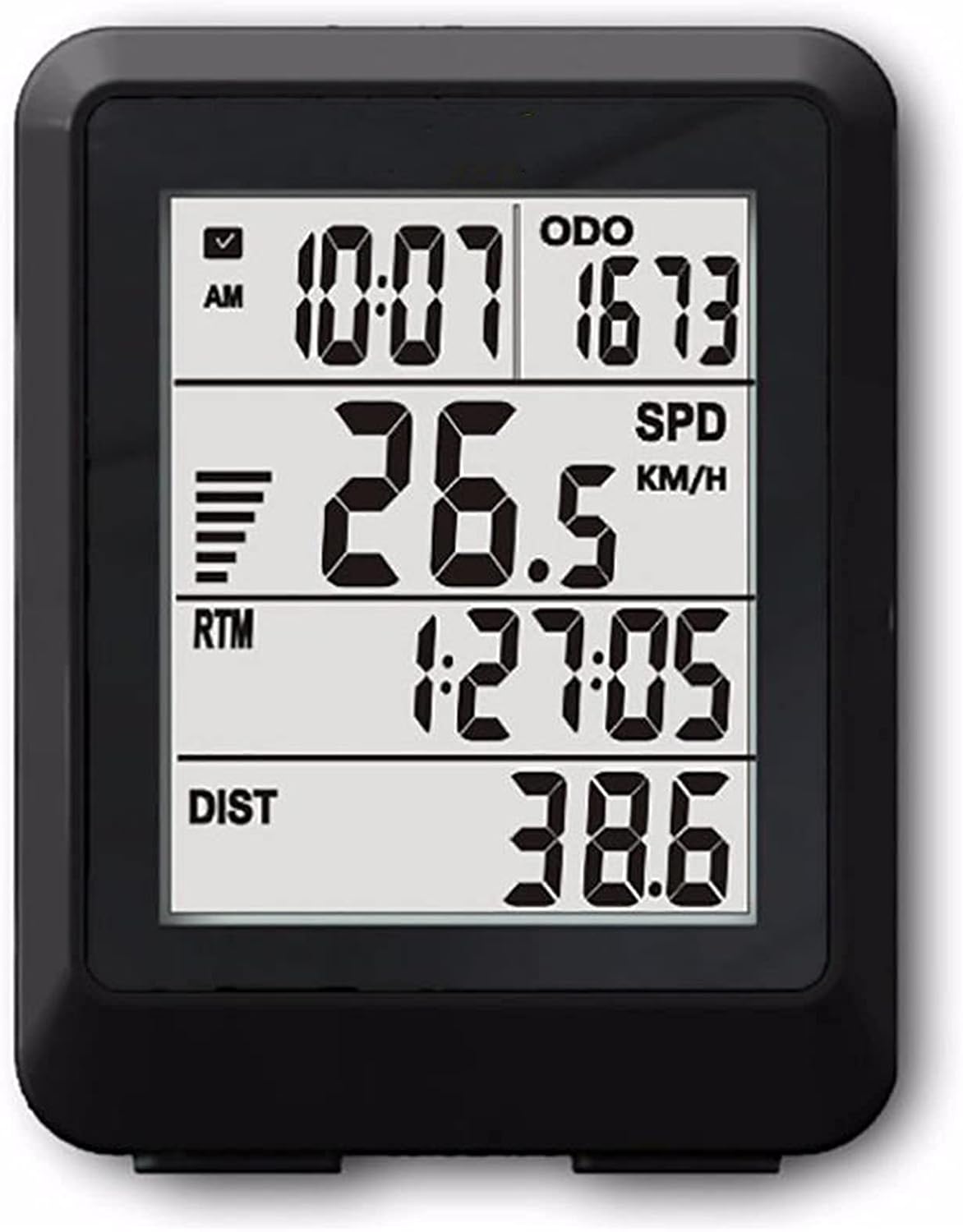 stationary bike rpm meter