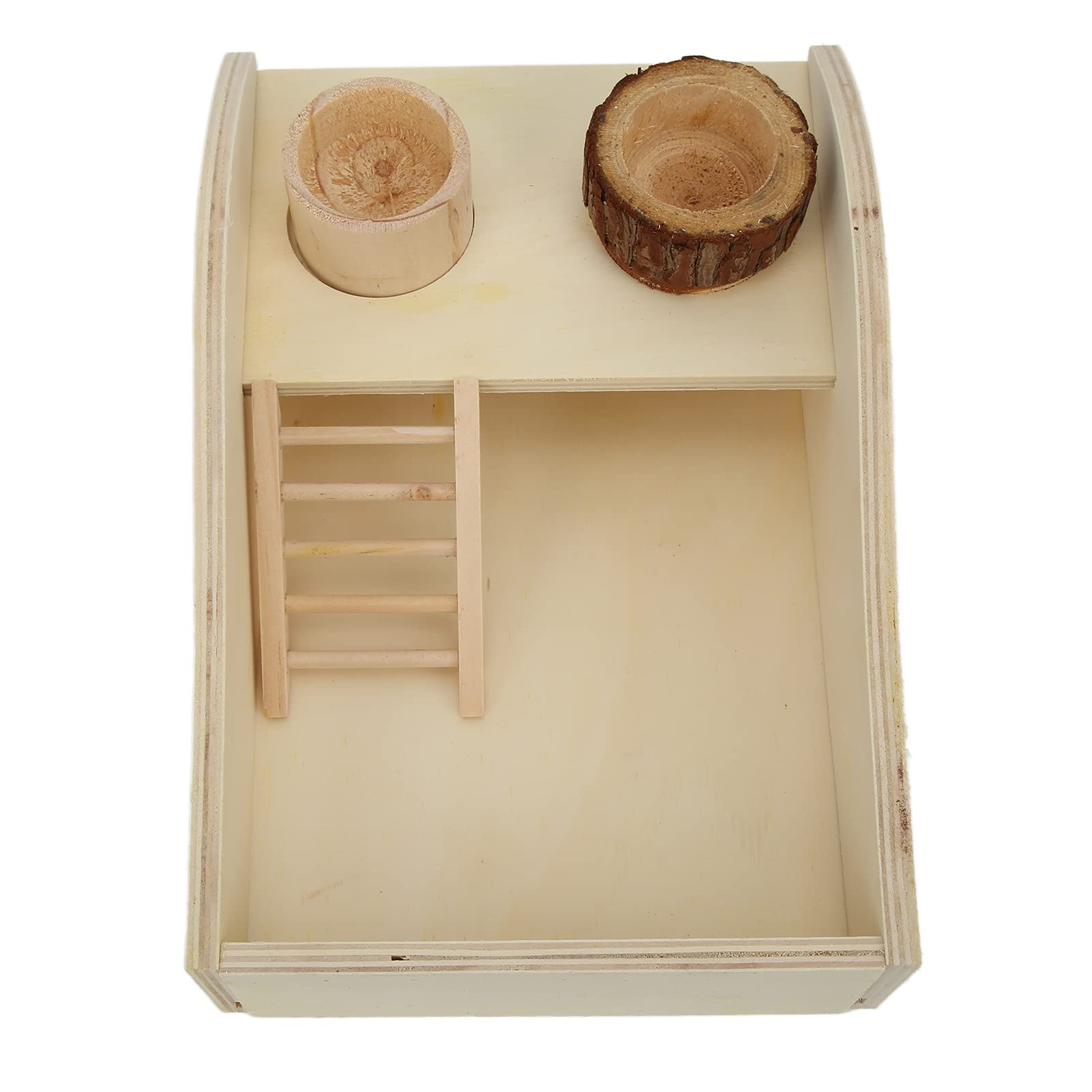 Hamster Sand Bath Container, Durable Hamster Sand Bath Box Easy To Install Wood Unique Design for Guinea Pig