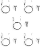 QWORK Picture Hanging Wire Kit 2m Stainless Steel with Adjustable Hooks 40 kg view 8