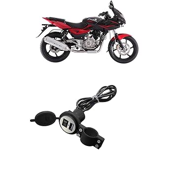 Kandid Waterproof Bike Usb Mobile Battery Charger For Bajaj Pulsar 0 Ns Dts I Amazon In Car Motorbike