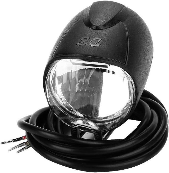 SANON Universal Voltage 2 in 1 Headlight Front Light LED Lamp Horn for Electric Bicycle E-Bike