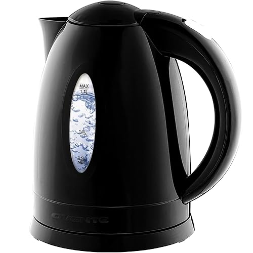 OVENTE Electric Kettle, Fast Boiling Water Heater for Coffee