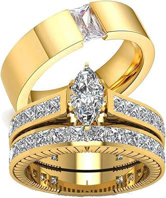 Gy Jewelry His And Hers Wedding Ring Sets Couples Matching Rings