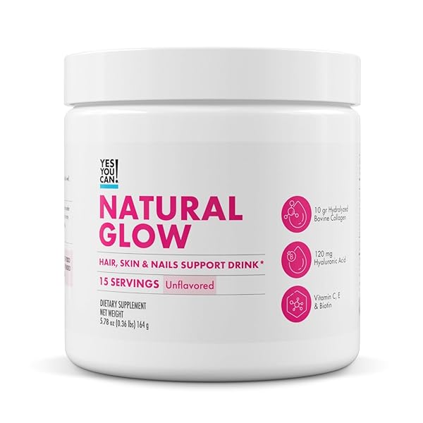 YES YOU CAN! NATURAL GLOW BEAUTY COLLAGEN POWDER...
