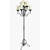 Metal Tall Floor Candelabra - 9 Arm Candle Stand - Wedding Centerpiece