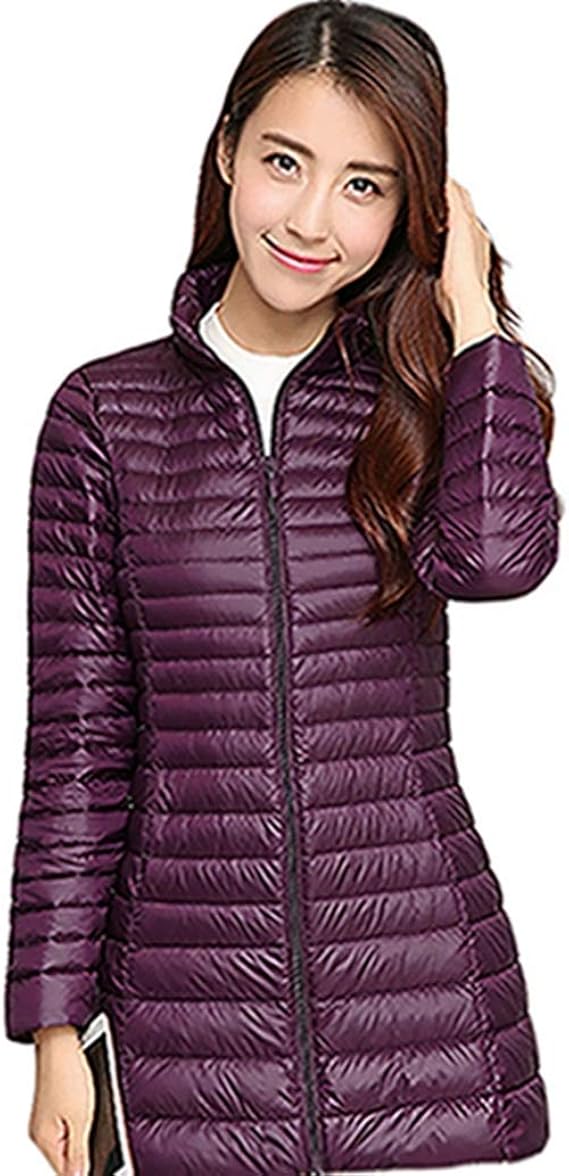 Amazon コート レディース ダウンジャケット 女性 ダウンコート アウター 防寒 防風 軽量 レディス ダウン 冬 薄い インナーダウン おしゃれ ダウン漏れ防上ステッチ あったか シンプル 上着 コート ジャケット 通販