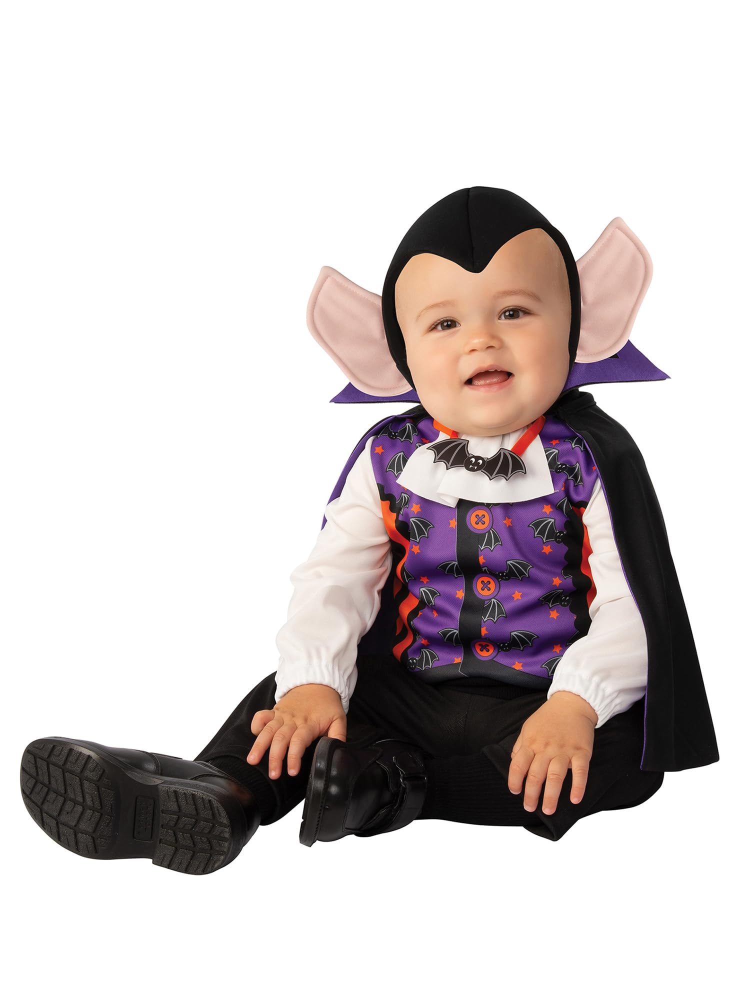 Bristol Novelty 3015682-3 Little Vampire Kids Fancy Dress, Boys, Girls, Black/Multi, 2-3 Years Halloween