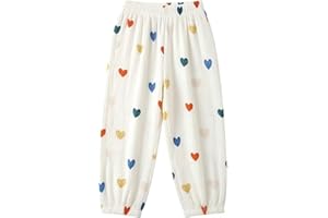 Toddler Girls Long Harem Pants Cotton Linen Baby Baggy Trousers Bloomers Casual Elastic Loose Joggers Kids Summer Cute Pants