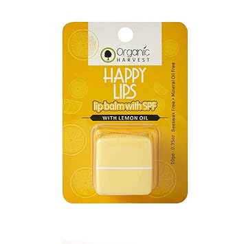 Organic Harvest Lip Balm With SPF For dry & Chapped Lips, Sulphate Free - 10gm