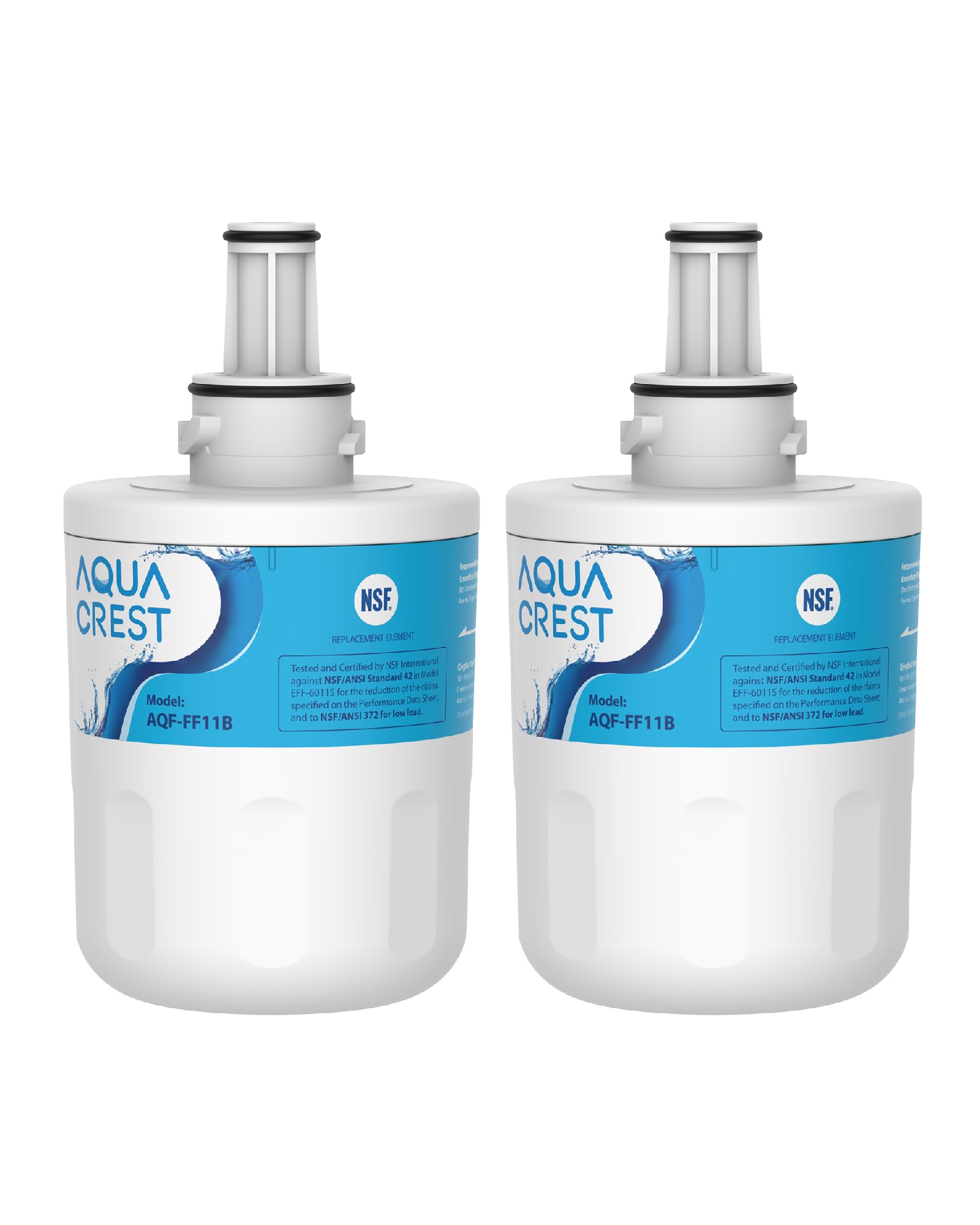 AQUA CREST DA29-00003G Fridge Water Filter, Compatible with Samsung® Aqua Pure Plus DA29-00003G DA29-00003B DA97-06317A DA61-00159A HAFCU1/XAA HAFIN2/EXP APP100 WF289 (2)