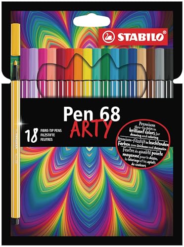 STABILO Pen 68 - Premium Fibre-Tip Pen - ARTY