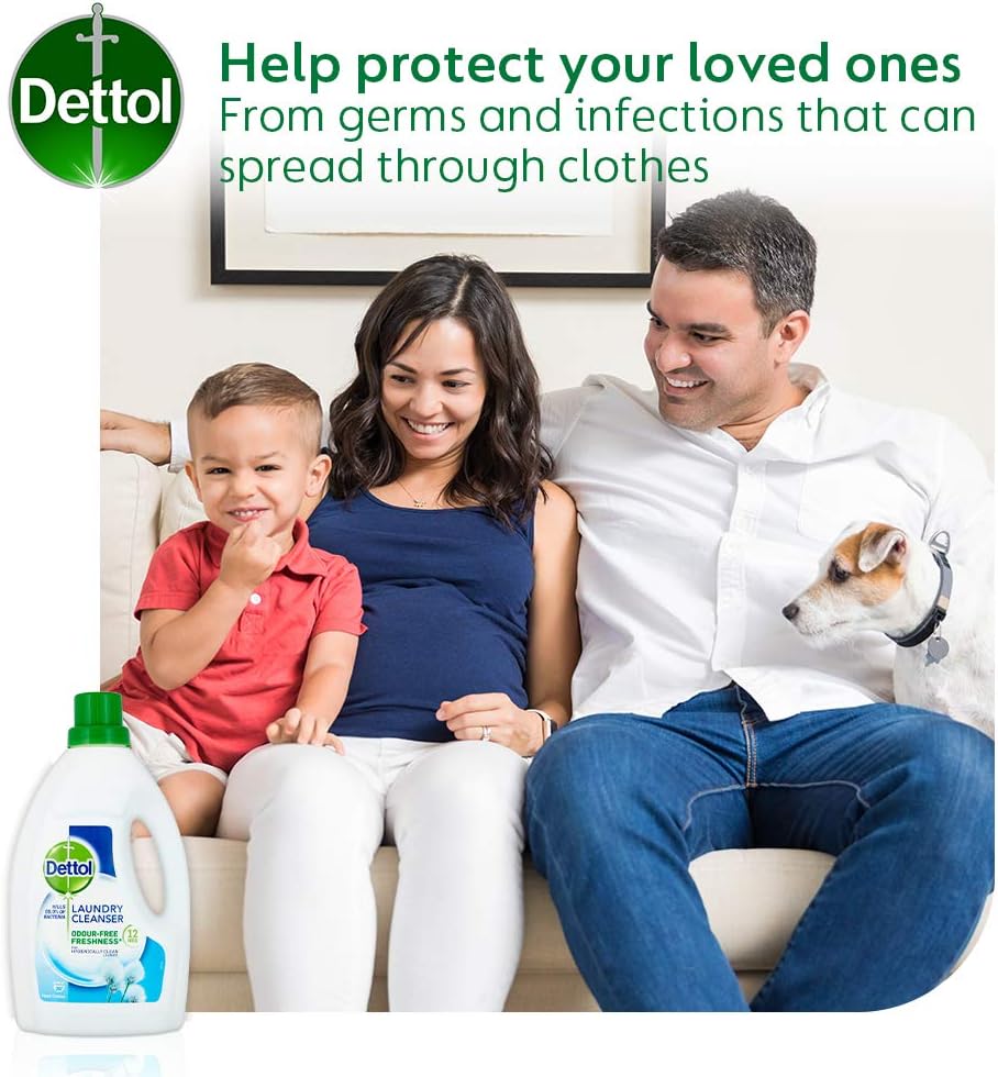 Dettol Antibacterial Laundry Cleanser Additive, Fresh Cotton, Multipack