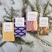 Organic Soap Gift Set - 4 Full-Size Bars: Lavender, Citrus, and Spice Scents - All-Natural Handmade Soap Bars Made With Therapeutic Grade Essential Oils