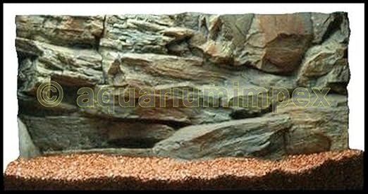 3D Aquarienrückwand 60x30 Rock