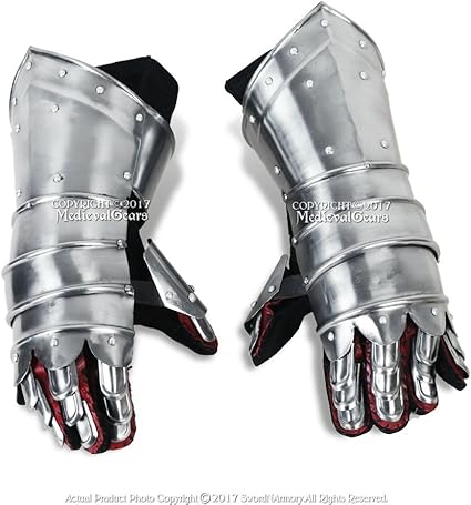 medieval armor gloves