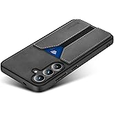 Kowauri for Samsung Galaxy S25 Case [ Not fit for S25 Plus/S25 Ultra], PU Leather Wallet Case with Credit Card Slot Holder Ultra Slim Protector Case for Samsung Galaxy S25 (Black)