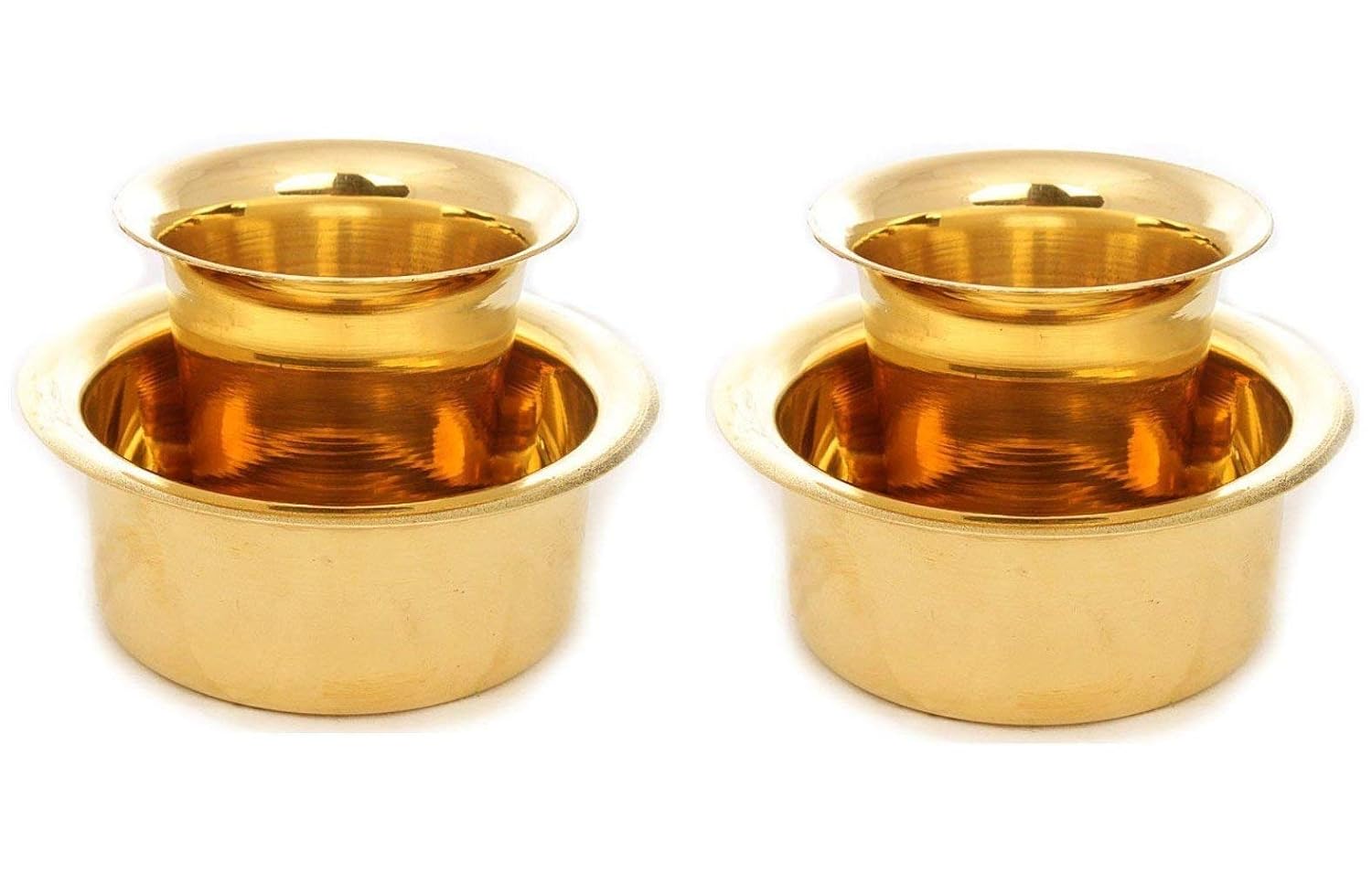 Buy COPPER KITCHEN™ Brass Kumbakonam Dabara Set Traditional