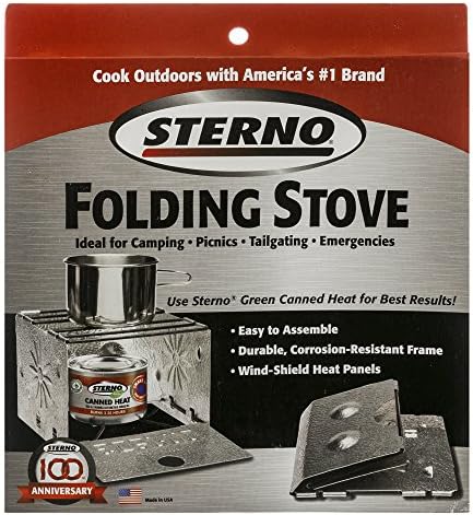 sterno outdoor folding camp stove