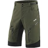 ARSUXEO Men's Loose Fit Cycling Shorts Mountain Bike Shorts Water Ressistant 1903