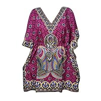 Womens Laurie Short Caftan Bikini Cover Up Kimono Kaftan Beach Dress One Size