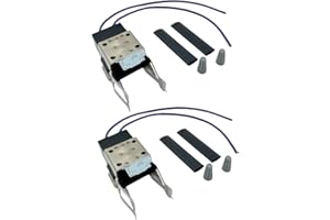 EOSORSSA WB17X5113 Element Receptacle and Wire Kit Fit for GE Hotpoint Electric Ranges Stove Cooktops Surface Burners Receptacle Terminal Block, Replaces AP2021559 PS232646 (2 PACK)