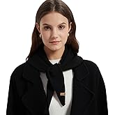 ACUSHLA 100% Merino Wool Triangle Scarf for Women Winter Neck Gaiter Warmer Knit Hooded Scarf Soft Warm Neck Wrap