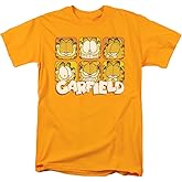 Garfield Many Faces Unisex Adult T Shirt