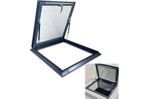 Skylight Roof Window Rooftop Attic Hatch Lid 20X20 22x24 24x33 26x37 28x39 35x30in Sunroom Windows Flush Mount Roof Access Ha
