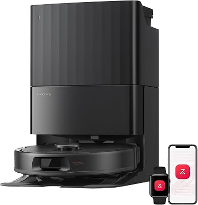 Aspirador Robô Qrevo S Pro (versão melhorada do QV 35A) 18500 Pa Suction, base tudo-em-um, saco de pó de 2,7L, sistema anti-emaranhados, evitação de obstáculos, preto