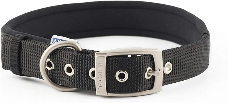 Ancol Heritage Nylon Padded Dog Collar 