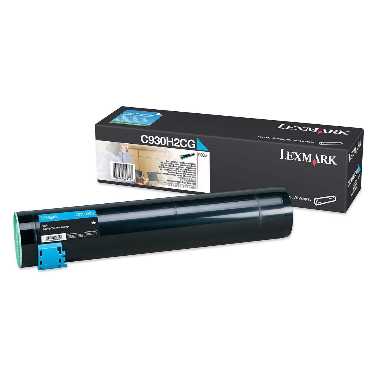 Lexmark C930H2CG laser toner cartridge high yield Cyan blue for C930 C930N C935 C935N 0C930H2CG