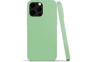 RadEnergy EMF Protection and Anti Radiation Liquid Silicone Shungite Case for iPhones, 5G Shield Reduction, Lightweight Protective Back Cover (Green, 14 Pro)