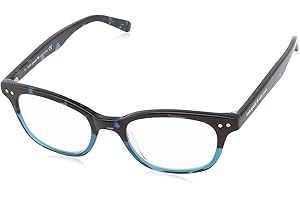 Kate Spade Women's Rebec Rectangular Reading Glasses,Sky Blue
