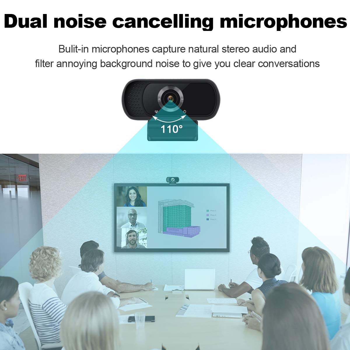 Mua Lasllaves 1080P Webcam USB Plug and Play with Microphone,Web Camera ...