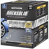 RUST-OLEUM 317382 120 oz Clear Rock-Solid Floors Polycuramine Textured Top Coat