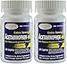 Acetaminophen PM Extra Strength Pain Reliever, Fever Reducer, Antihistamine & Nighttime Sleep Aid Generic for Tylenol PM Acetaminophen 500 mg & Diphenhydramine 25 mg 50 Caplets per Bottle PACK of 2 Total 100 Caplets