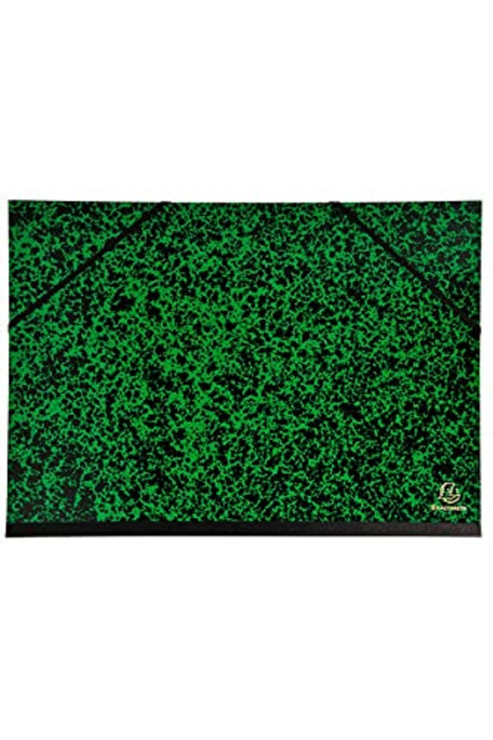 Exacompta - Ref. 542000E - Lot of 10 Annonay drawing boxes - with elastic bands - canvas back - white end paper - dimensions 32 x 45 cm - format to file A3 (297 x 420 mm) - color green