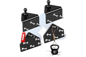 𝟭𝟬𝗠𝗠 𝑾𝒊𝒅𝒆𝒏 Gas Strut Mounting Bracket, Widen Ball Stud Mount Brackets for Universal Lift Supports Shocks Spring Prop