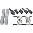 OTC 1881 Pusher, Spreader, and V-Block Accessory Set for 25-Ton Shop Presses