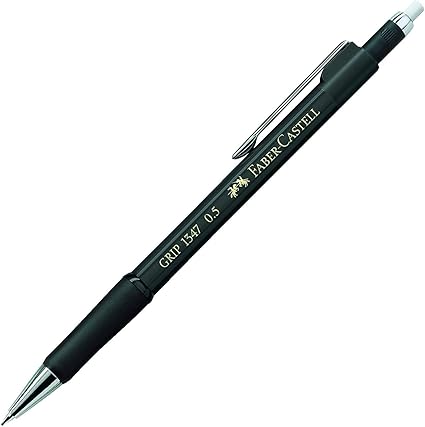 Faber Castell 1345 99 Druckbleistift Grip Minenstarke 0 5 Mm Schaftfarbe Schwarz Metallic Amazon De Burobedarf Schreibwaren