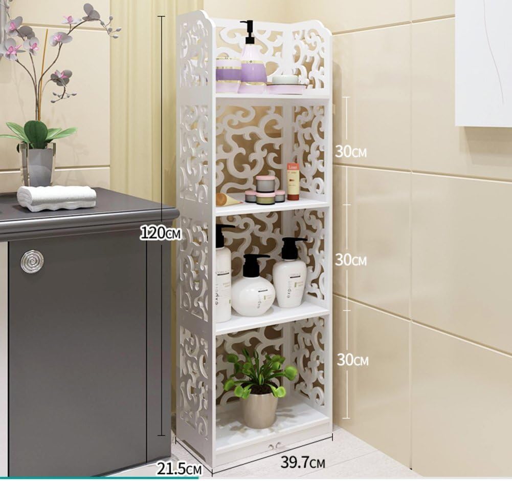 Bathroom Racks Floor Multilayer Bathroom Corner Storage Shelf