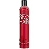 SexyHair Big Spray & Play Harder Firm Volumizing Hairspray | All Day Hold and Shine | Up to 72 Hour Humidity Resistance
