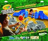 Crayola Create 2 Destroy Fortress Invasion Ultimate Destruction Playset