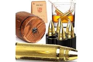 OAKSEA Gifts for Men Dad Husband Valentines from Wife, Whiskey Stones Gifts Set for Men, Anniversary Birthday Gifts for Him Husband Boyfriend Brother, Man Cave Cool Stuff Gadgets Bourbon Presents